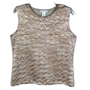 Laura Ashley Sleeveless Top Size Small